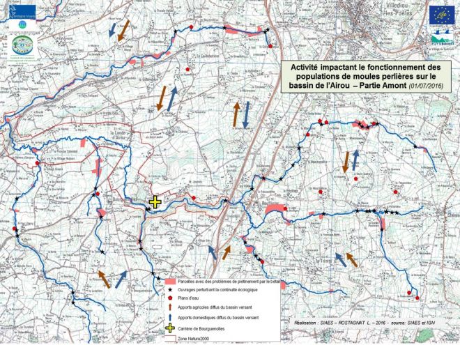 Points à résoudre sur l'Airou (SIAES)